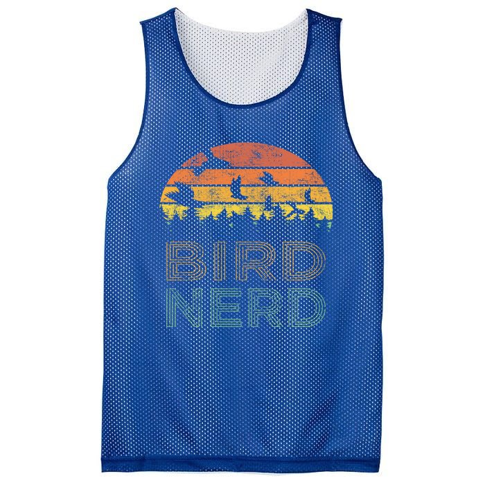 Bird Nerd Retro Vintage Distressed Bird Watcher Watching Meaningful Gift Mesh Reversible Basketball Jersey Tank