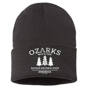 Buffalo National River Arkansas Ozark Mountains Sustainable Knit Beanie