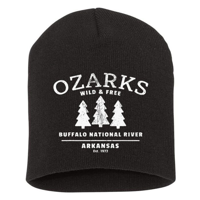 Buffalo National River Arkansas Ozark Mountains Short Acrylic Beanie