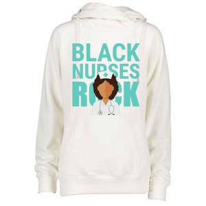 Black Nurses Rock Nursing Day Black People Womens Funnel Neck Pullover Hood