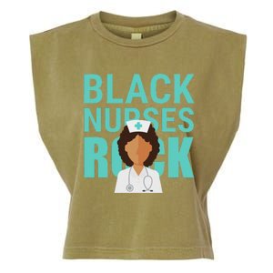 Black Nurses Rock Nursing Day Black People Garment-Dyed Women's Muscle Tee