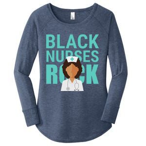 Black Nurses Rock Nursing Day Black People Women's Perfect Tri Tunic Long Sleeve Shirt