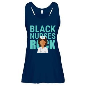 Black Nurses Rock Nursing Day Black People Ladies Essential Flowy Tank