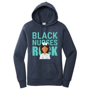 Black Nurses Rock Nursing Day Black People Women's Pullover Hoodie