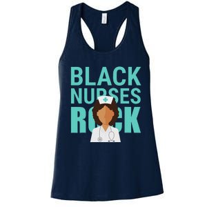 Black Nurses Rock Nursing Day Black People Women's Racerback Tank