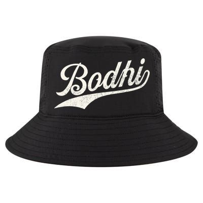 Bodhi Name Retro Vintage Bodhi Given Name Distressed Cool Comfort Performance Bucket Hat