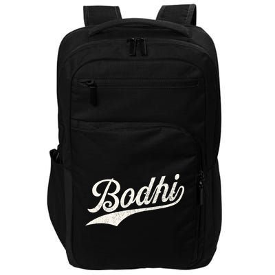 Bodhi Name Retro Vintage Bodhi Given Name Distressed Impact Tech Backpack