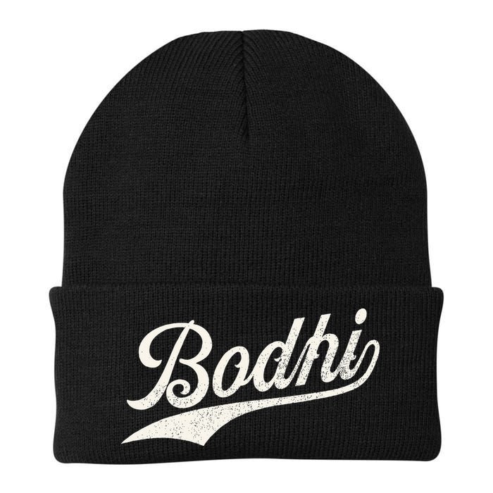 Bodhi Name Retro Vintage Bodhi Given Name Distressed Beanie
