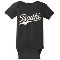 Bodhi Name Retro Vintage Bodhi Given Name Distressed Baby Bodysuit