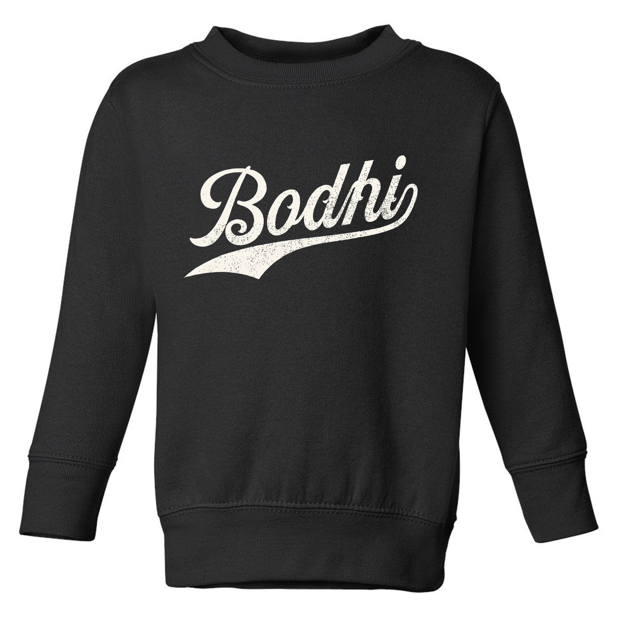 Bodhi Name Retro Vintage Bodhi Given Name Distressed Toddler Sweatshirt