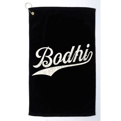 Bodhi Name Retro Vintage Bodhi Given Name Distressed Golf Towel