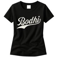 Bodhi Name Retro Vintage Bodhi Given Name Distressed Womens T-Shirt