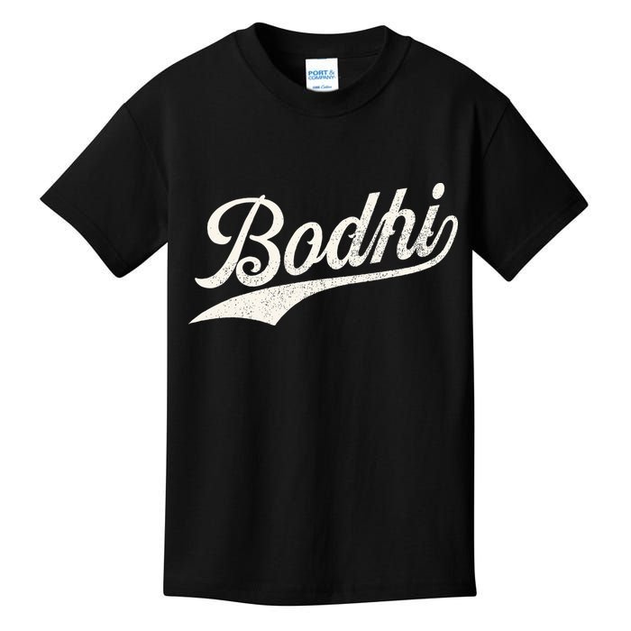 Bodhi Name Retro Vintage Bodhi Given Name Distressed Kids T-Shirt