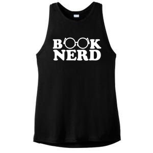 Book Nerd Reading Gift Ladies PosiCharge Tri-Blend Wicking Tank