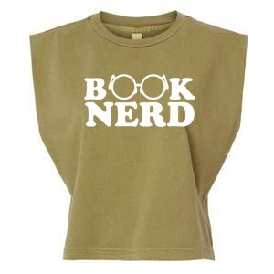 Book Nerd Reading Gift Garment-Dyed Women's Muscle Tee