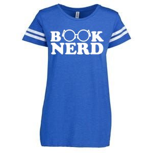 Book Nerd Reading Gift Enza Ladies Jersey Football T-Shirt