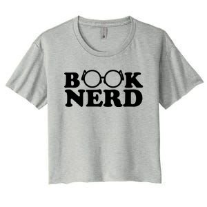 Book Nerd Reading Gift Women's Crop Top Tee