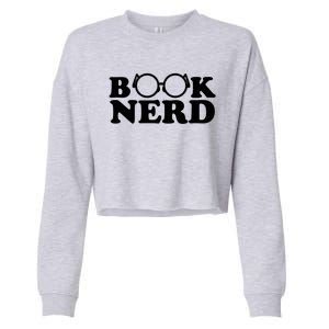 Book Nerd Reading Gift Cropped Pullover Crew