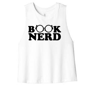 Book Nerd Reading Gift Women's Racerback Cropped Tank