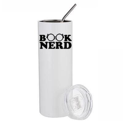 Book Nerd Reading Gift Stainless Steel Tumbler