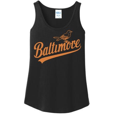 Baltimore Name Retro Vintage Ladies Essential Tank