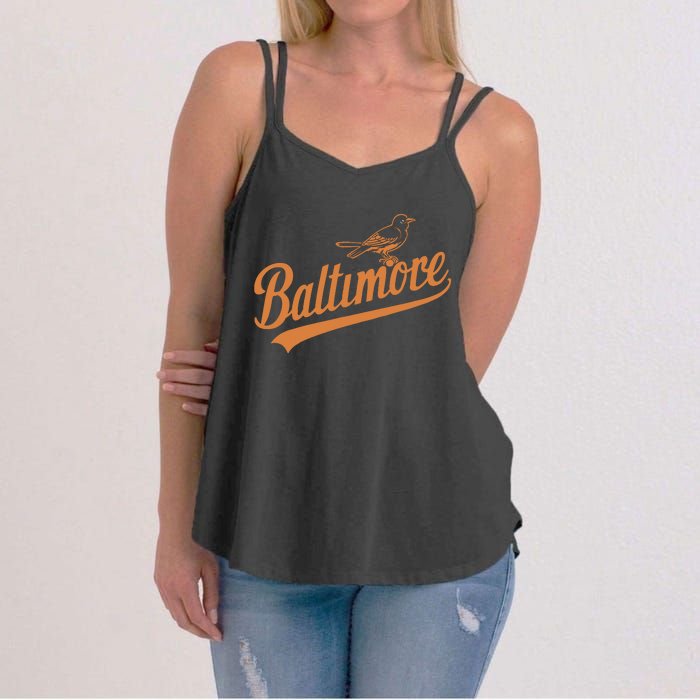 Baltimore Name Retro Vintage Women's Strappy Tank