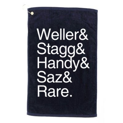 BTAC Name Shirts Bourbon Whiskey Golf Towel