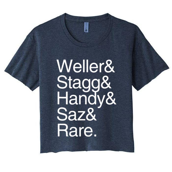 BTAC Name Shirts Bourbon Whiskey Women's Crop Top Tee