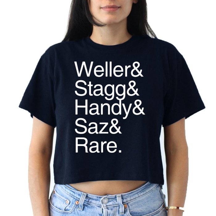 BTAC Name Shirts Bourbon Whiskey Women's Crop Top Tee