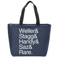 BTAC Name Shirts Bourbon Whiskey Zip Tote Bag