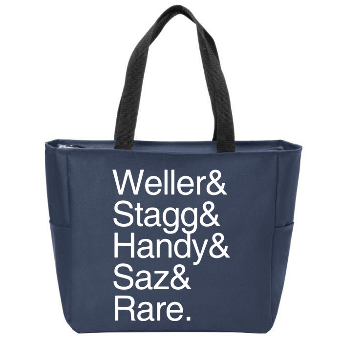 BTAC Name Shirts Bourbon Whiskey Zip Tote Bag