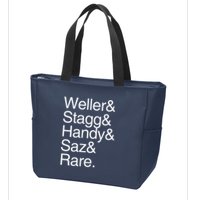 BTAC Name Shirts Bourbon Whiskey Zip Tote Bag