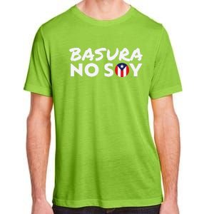 Basura No Soy Puerto Rico Flag IM Not Garbage Spanish 2024 Adult ChromaSoft Performance T-Shirt