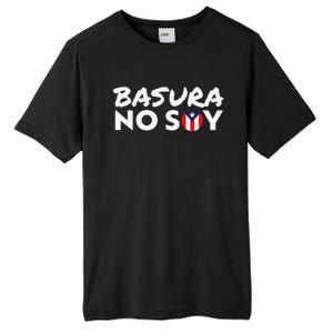 Basura No Soy Puerto Rico Flag IM Not Garbage Spanish 2024 Tall Fusion ChromaSoft Performance T-Shirt