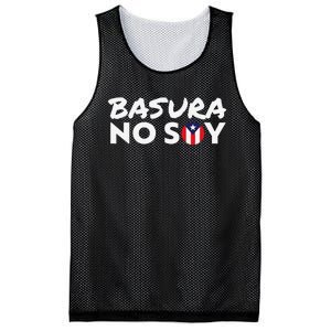 Basura No Soy Puerto Rico Flag IM Not Garbage Spanish 2024 Mesh Reversible Basketball Jersey Tank