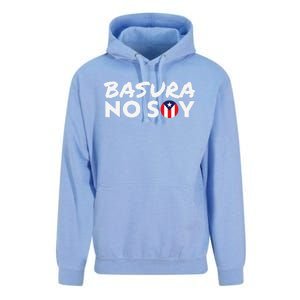 Basura No Soy Puerto Rico Flag IM Not Garbage Spanish 2024 Unisex Surf Hoodie