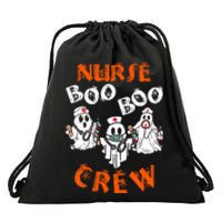 Boo Nurse Scrub Funny Ghost Halloween Costumes Drawstring Bag