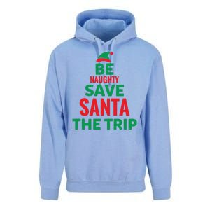 Be Naughty Save Santa The Trip Unisex Surf Hoodie