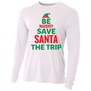 Be Naughty Save Santa The Trip Cooling Performance Long Sleeve Crew