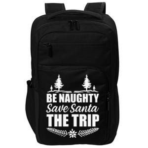 Be Naughty Save Santa The Trip Impact Tech Backpack