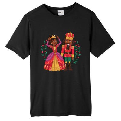 Black Nutcracker Sugar Plum Fairy Kwanzaa African Christmas Tall Fusion ChromaSoft Performance T-Shirt