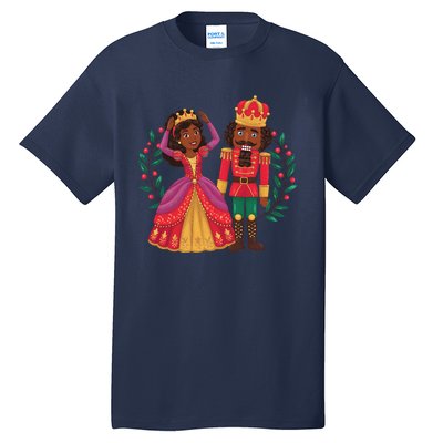 Black Nutcracker Sugar Plum Fairy Kwanzaa African Christmas Tall T-Shirt