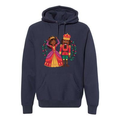 Black Nutcracker Sugar Plum Fairy Kwanzaa African Christmas Premium Hoodie