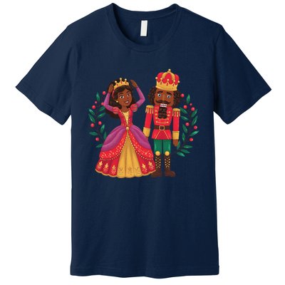 Black Nutcracker Sugar Plum Fairy Kwanzaa African Christmas Premium T-Shirt