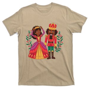 Black Nutcracker Sugar Plum Fairy Kwanzaa African Christmas T-Shirt