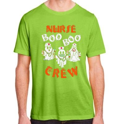 Boo Nurse Scrub Funny Ghost Halloween Adult ChromaSoft Performance T-Shirt