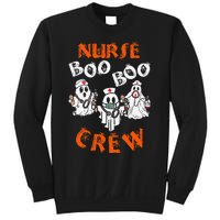 Boo Nurse Scrub Funny Ghost Halloween Sweatshirt