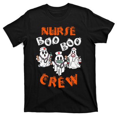 Boo Nurse Scrub Funny Ghost Halloween T-Shirt