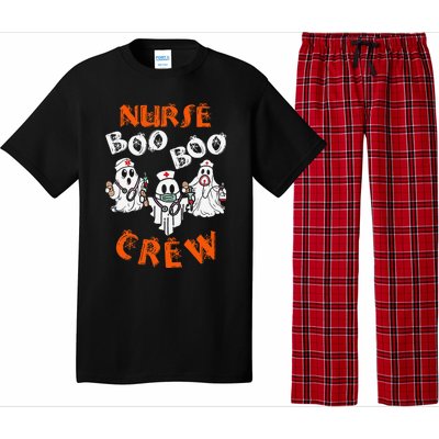 Boo Nurse Scrub Funny Ghost Halloween Pajama Set