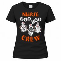 Boo Nurse Scrub Funny Ghost Halloween Women's T-Shirt